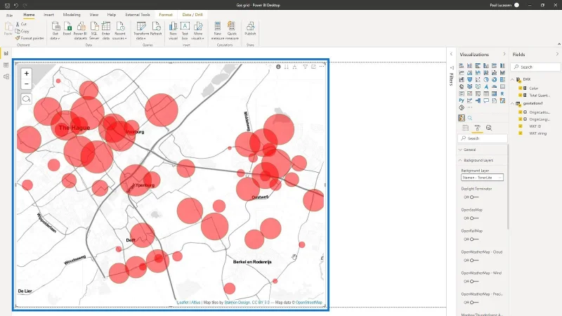 LuckyTemplates Icon Map Visual: WKT Strings