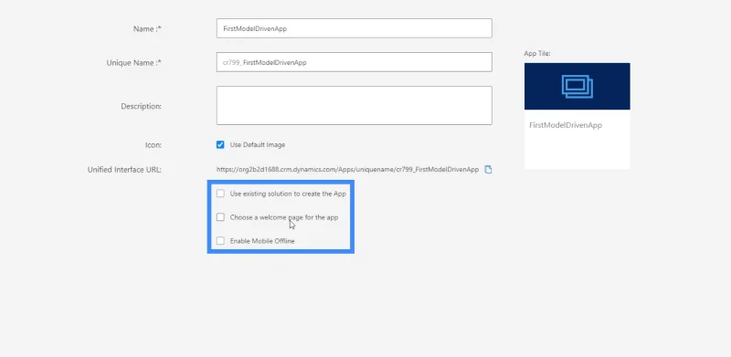 Power Apps modelldrevne apper: miljøoppsett og navigering