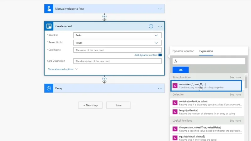 Arbeidsflytinnganger i Microsoft Power Automate