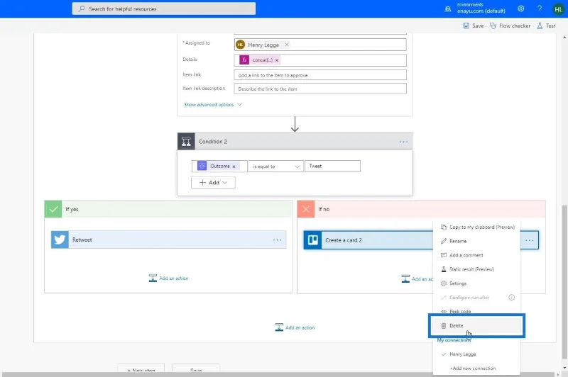 Microsoft Flow-godkjenning med flere alternativer
