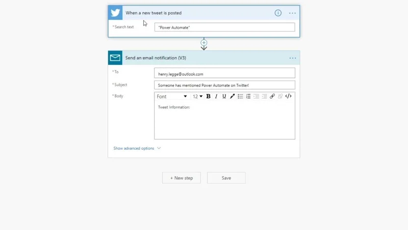 Power Automate Oversikt over dynamisk innhold