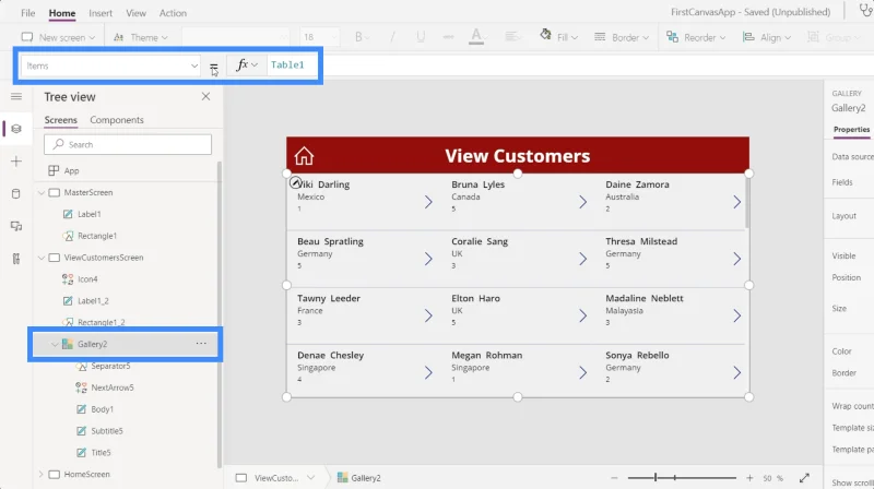 PowerApps-søkefelt: Slik legger du til og tilpasser