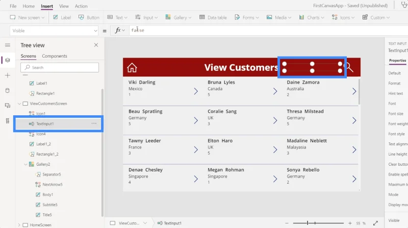 PowerApps-søkefelt: Slik legger du til og tilpasser
