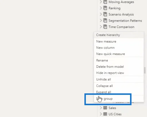 LuckyTemplates Dimensioner og grupper til filtrering af tabeller i rapporter