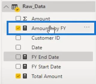Regnskapsår Dynamisk filtrering i LuckyTemplates-rapporter