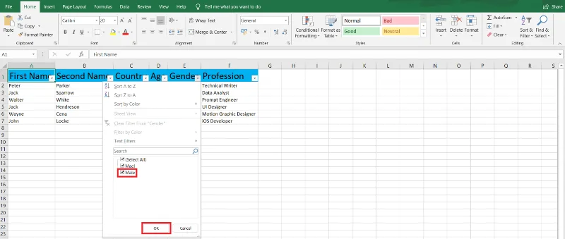 Find uoverensstemmelser i Excel – 5 nemme teknikker forklaret
