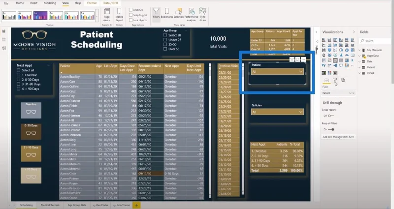 Hvordan velge LuckyTemplates fargetema for rapportene dine