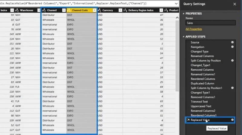 LuckyTemplates Query Editor: Rad- og kolonnetransformasjoner