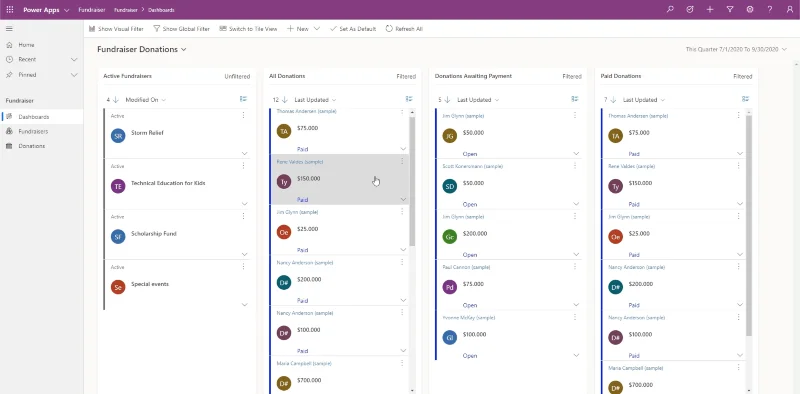 Power Apps modelldrevne apper: miljøoppsett og navigering
