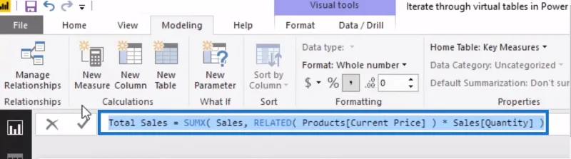 Virtuelle tabeller inne i gjentakende funksjoner i LuckyTemplates – DAX-konsepter
