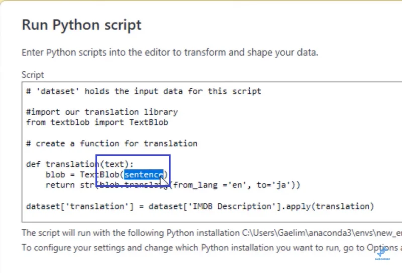 LuckyTemplates Python Tutorial: Sådan oversætter du tekster