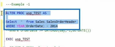 Tallennetut menettelyt SQL:ssä |  Yleiskatsaus