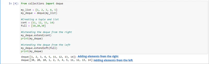 Deque In Python – Tutorial med eksempler