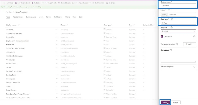 Common Data Service Entity Creation – LuckyTemplates
