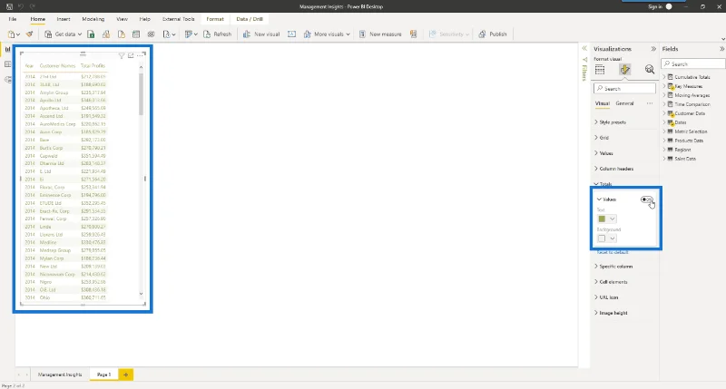 Sådan importeres datasæt til Report Builder