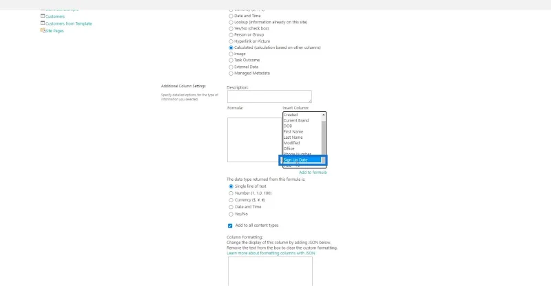 Beregnede kolonner i SharePoint |  Et overblikk