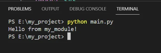 Python-tuonti päähakemistosta: Pikaopas