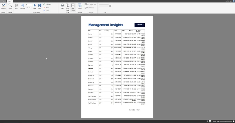 Report Builder-veiledning: Hvordan legge til en tabell