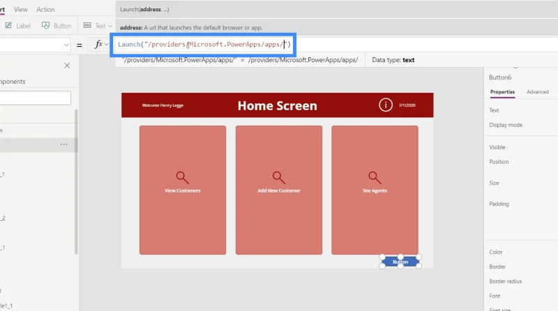 PowerApps-startfunksjon: Slik starter du andre tjenester fra appen din