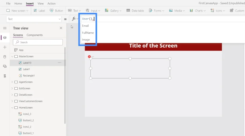 Power Apps-funktioner: Arbejde med bruger(), i dag() og nu()