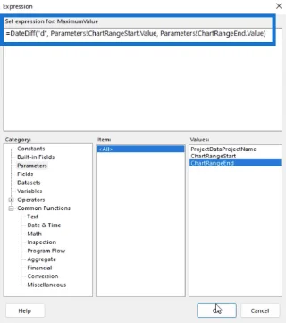 Luo Gantt-kaavio LuckyTemplates Report Builderissa