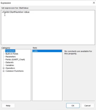 Luo Gantt-kaavio LuckyTemplates Report Builderissa
