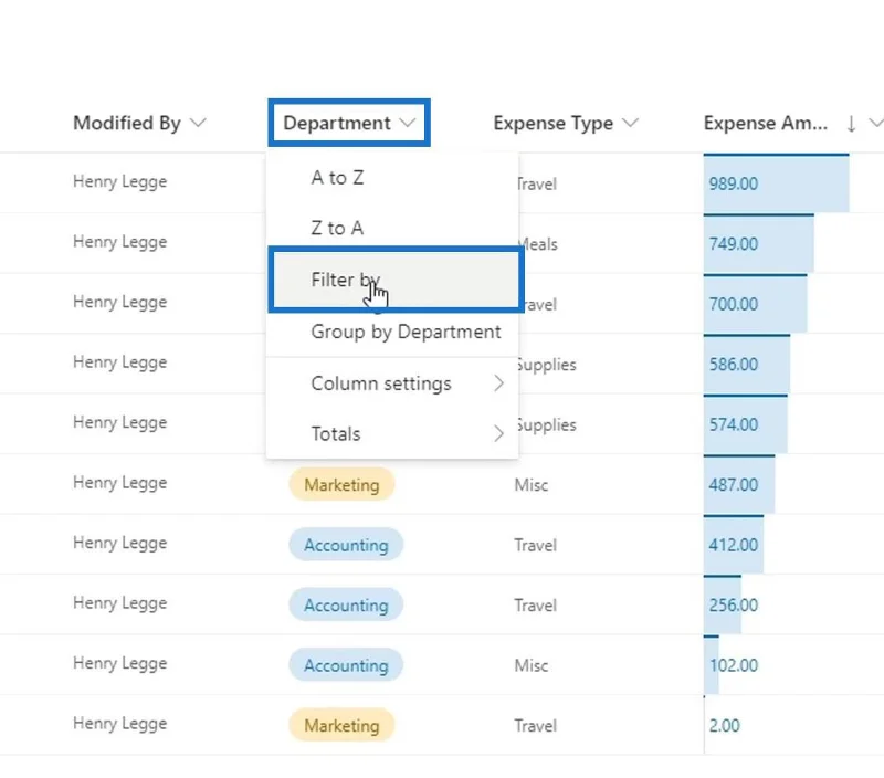 MS SharePoint-visninger |  Opprette og lagre