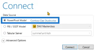 Koble DAX Studio til LuckyTemplates og SSAS