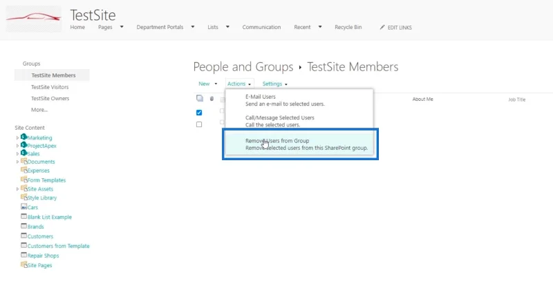 SharePoint-käyttöoikeudet: muuttaminen ja peruuttaminen