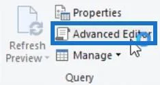Muuttujat ja lausekkeet Power Query Editorissa