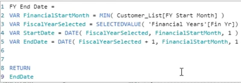 Regnskapsår Dynamisk filtrering i LuckyTemplates-rapporter
