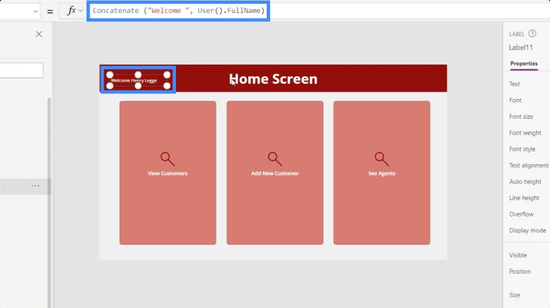 Power Apps-funktioner: Arbejde med bruger(), i dag() og nu()