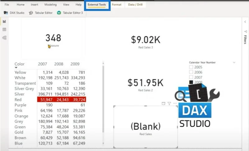 Utvidede tabeller i LuckyTemplates