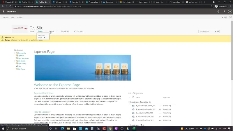 SharePoint Classic Design View Experience