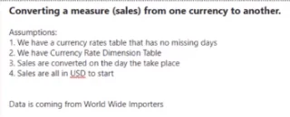 Oprettelse af en valutaomregningstabel i LuckyTemplates
