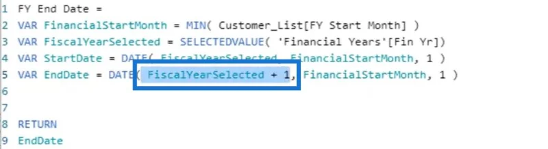Regnskapsår Dynamisk filtrering i LuckyTemplates-rapporter