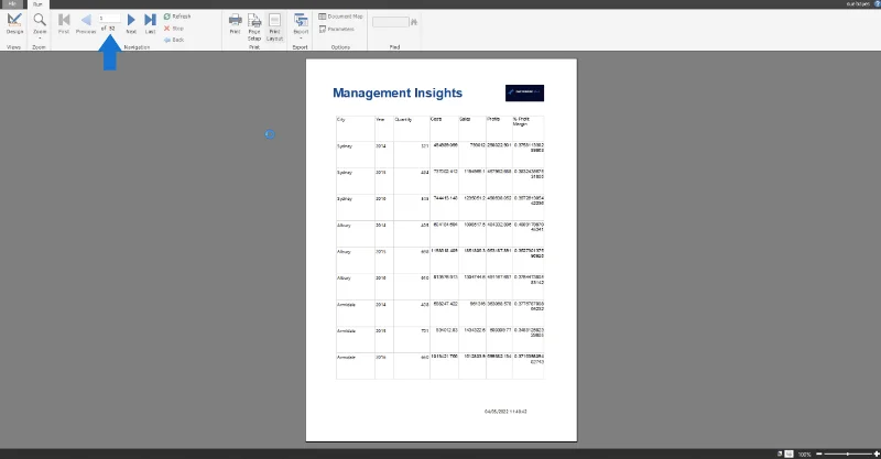 Report Builder-veiledning: Hvordan legge til en tabell