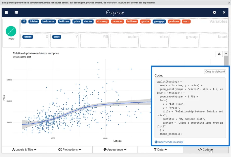 GGPLOT2 In R: Visualiseringer med ESQUISSE