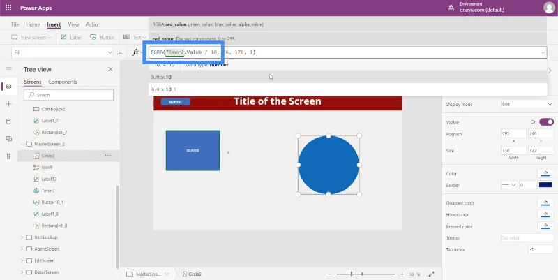Bemeneti elemek és használatuk a Power Apps-ben