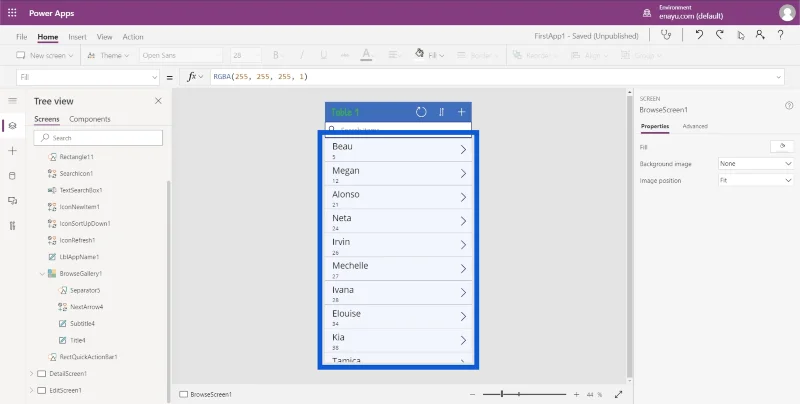 PowerApps-galleriat: Johdanto