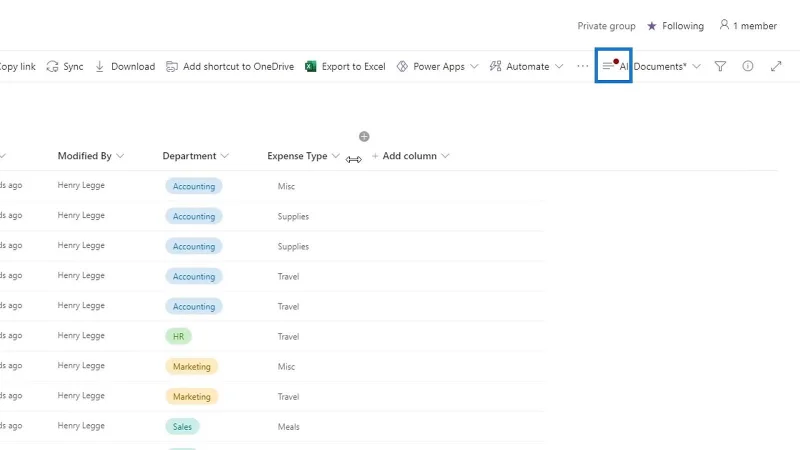 Legge til metadata i SharePoint ved hjelp av kolonner