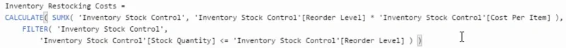 Inventory Management Dashboard i LuckyTemplates
