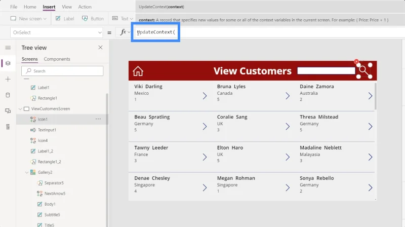 PowerApps-søkefelt: Slik legger du til og tilpasser