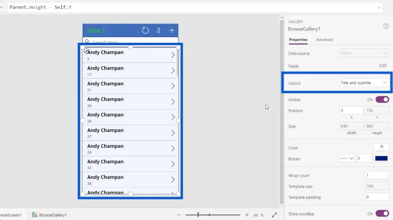 PowerApps-galleriat: Johdanto