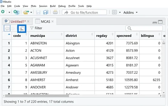 Visualiserer manglende data i RW/GGMICE