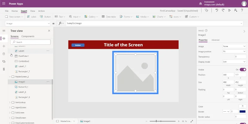 PowerApps-billeder kombineret med pen, kamera og upload fotoinput