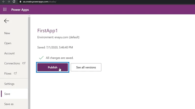 Príručka Microsoft Power Apps |  Kontrola chýb