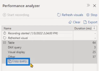 LuckyTemplates Performance Analyzer -kyselyt: Yleiskatsaus