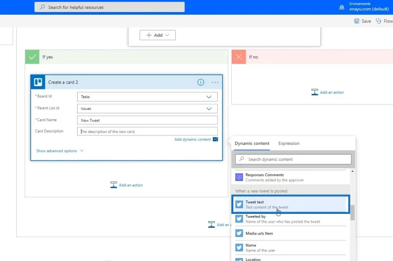Microsoft Flow-godkjenning med flere alternativer