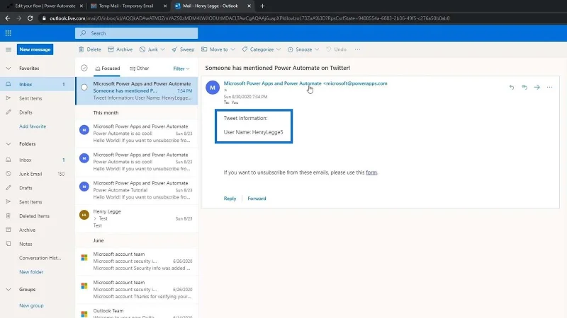 Power Automate Oversikt over dynamisk innhold